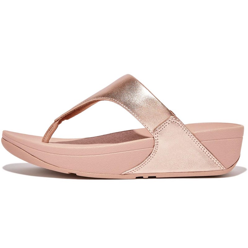 FitFlop فيت فلوب I88323-055 لولو جلد تو بوست روز جولد US07.5 - Image 1